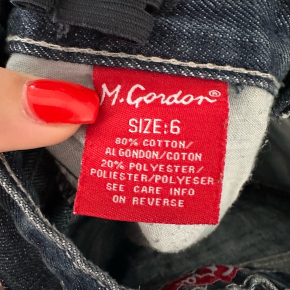 M. Gordon Boys Distressed Knee Relaxed Fit Jeans sz: 6 - Picture 4 of 9